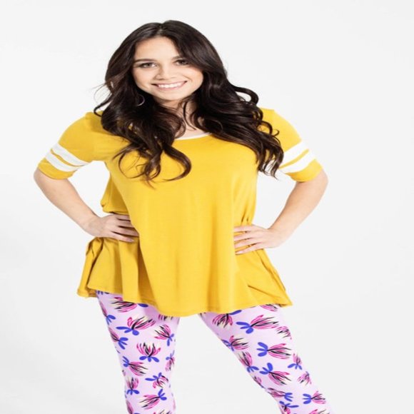 Nwt LuLaRoe Perfect T Colorful Top Tunic Shirt Top New - Picture 6 of 6